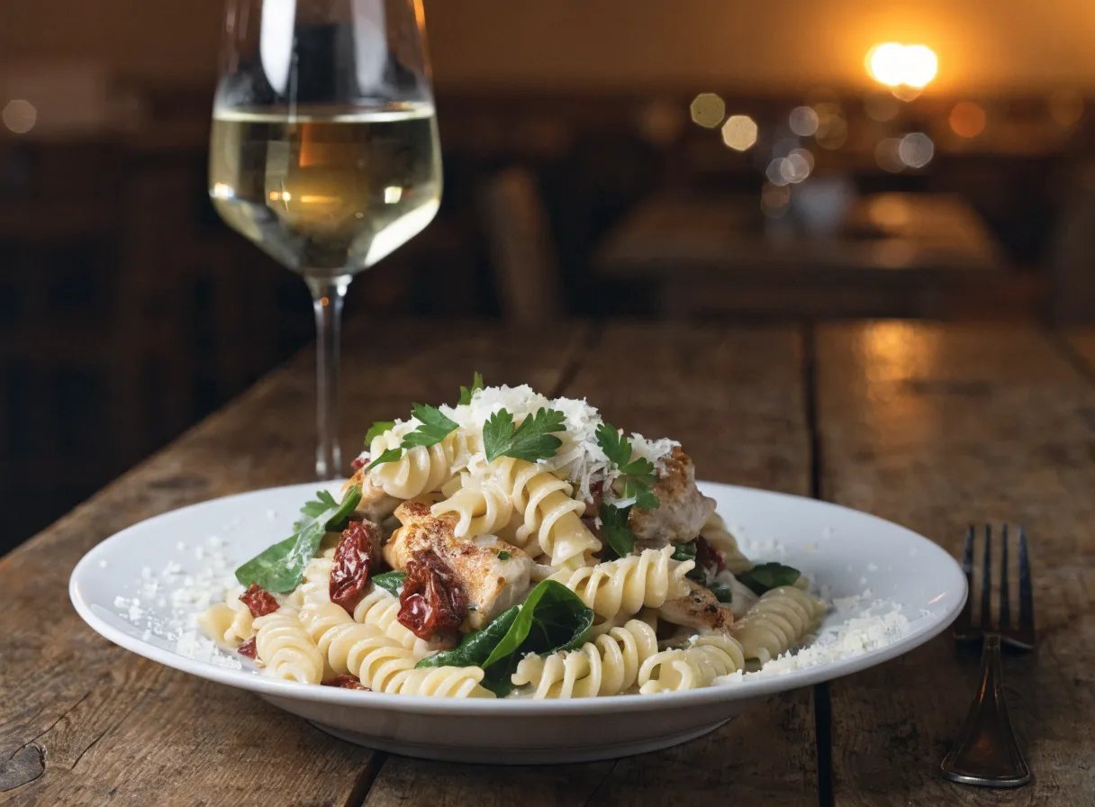 creamy_tuscan_chicken_pasta